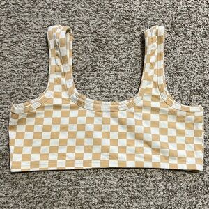 ARQ Wide Strap Bra, Carrés, size 2XL - discontinued